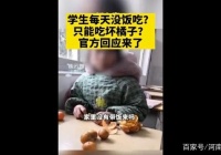 桂林某小学女生午餐吃烂橘子？官方回应:老师没有核实情况。