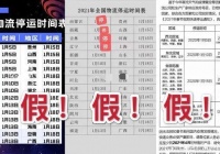 “全国物流停运时间表”传言甚嚣尘上，很多快递公司都传言春节不关门！